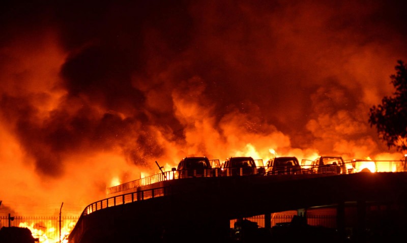 天津塘沽大爆炸