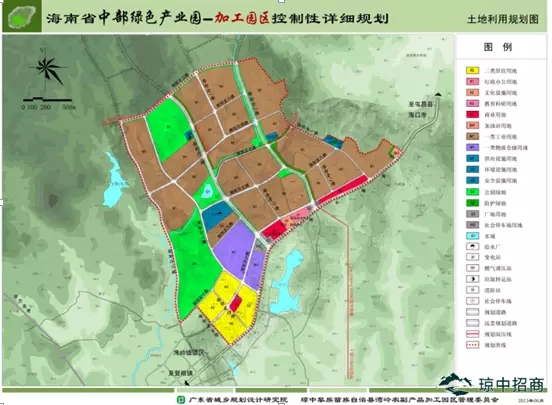 琼中湾岭农产品物流园起步建设