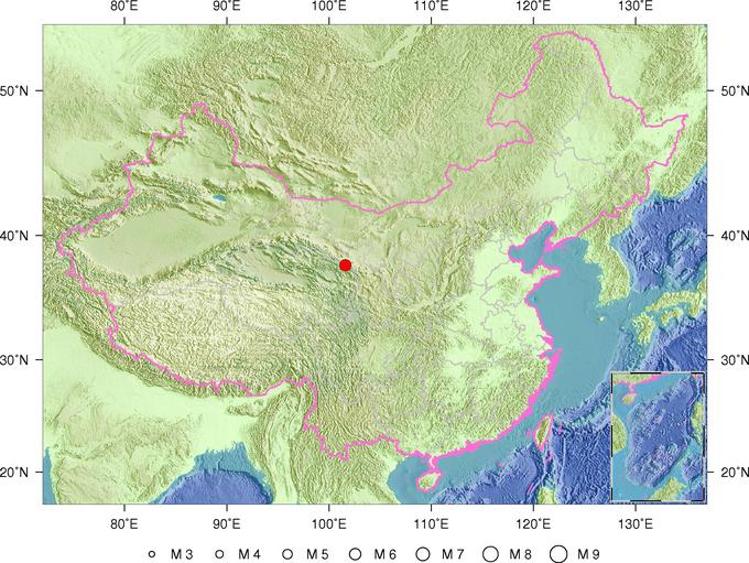 青海门源县发生6.4级地震