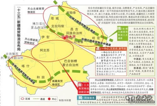乌鲁木齐打造辐射全疆与亚欧的国际商贸物流中心