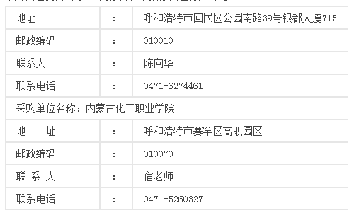 内蒙古化工职业学院环境服务（危险废物转移及处理）竞争性谈判预审公告