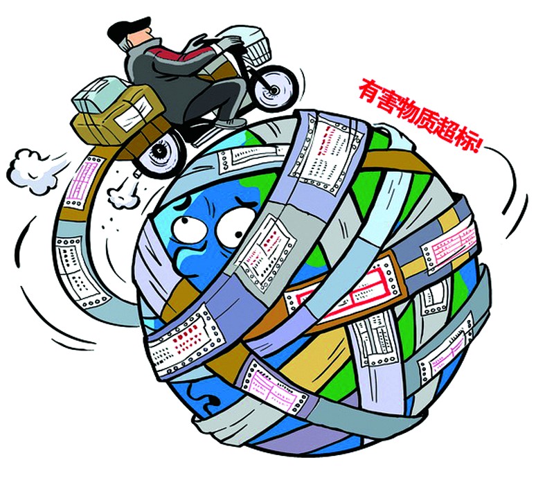 快递包装过度 需推进快递包装绿色化