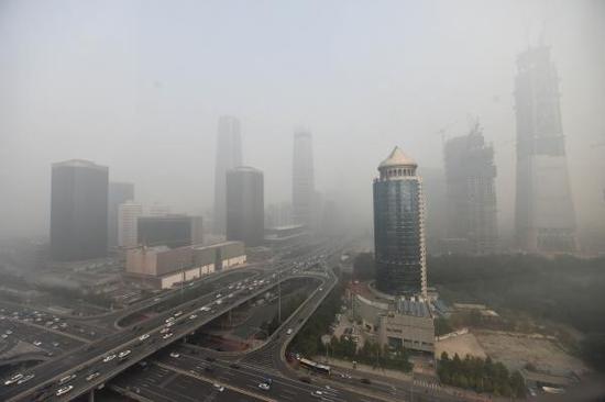 环保部承认中国空气污染严重 治理需用1.75万亿元